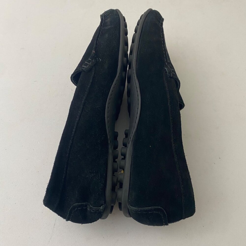 Aquatalia Flats Loafers Shoes Suede Black - Picture 4 of 10